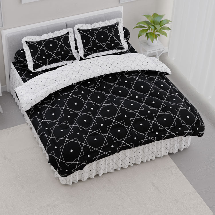 Kelengkapan Bed Cover California Rumbai - Mallory - My Love Bedcover