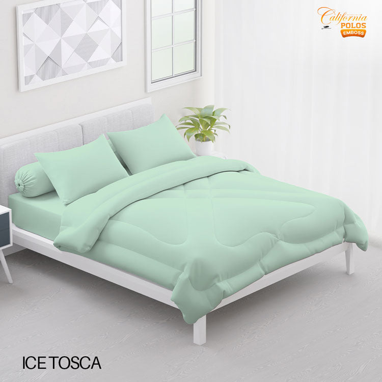 Bed Cover California Polos Fitted - Ice Tosca - My Love Bedcover