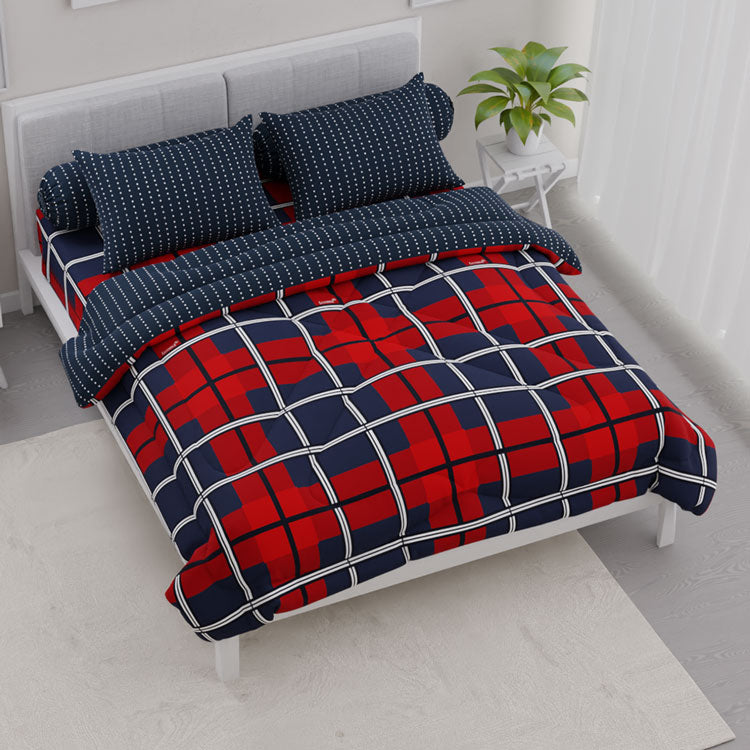 Bed Cover California Fitted - Madras - My Love Bedcover