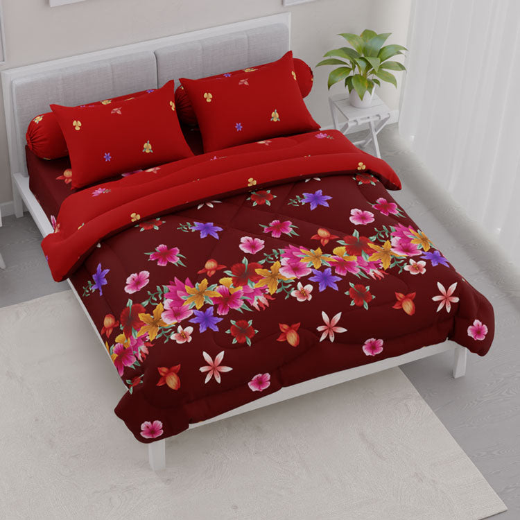 Bed Cover California Fitted - Maroonia - My Love Bedcover