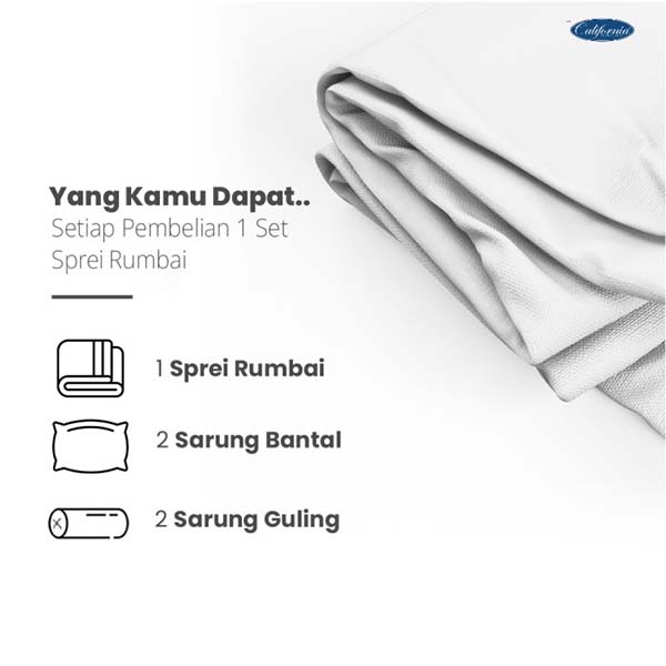 Sprei California Rumbai - Rosalinda